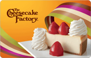 The Cheesecake Factory reward