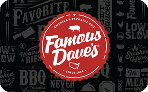 Famous Dave's BBQ reward