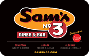 Sams No 3 Diner and Bar reward