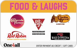 One4all Food & Laughs reward