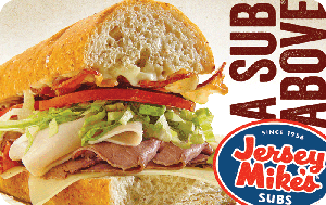 Jersey Mike's reward