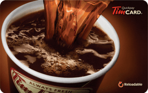 Tim Hortons Canada reward