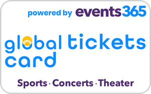 Global Tickets Card powered by Events365 reward