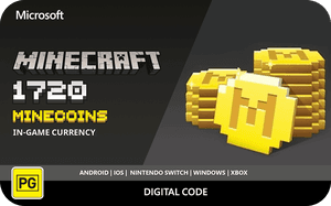 Minecraft: Minecoins 1720 Australia reward
