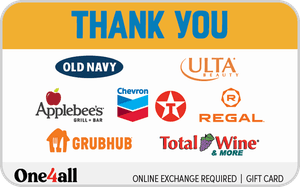 One4all Thank You reward